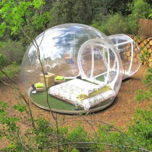 Inflatable Bubble Tent 3m Bubble Hotel for Human, Transparent Igloo Tent